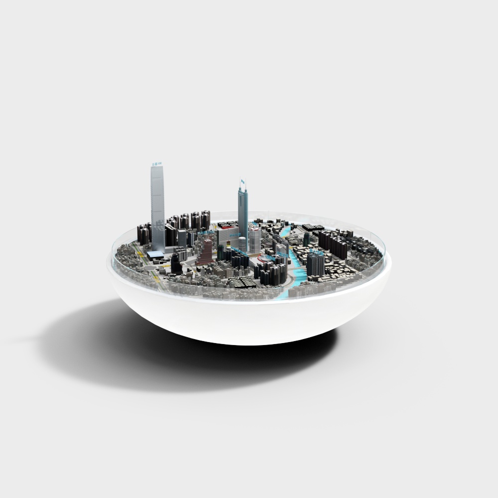 Urban round sand table