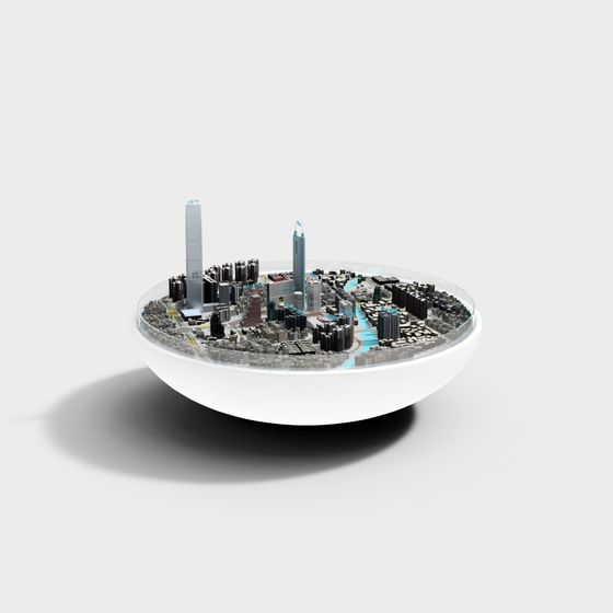 Urban Oasis 3D Model