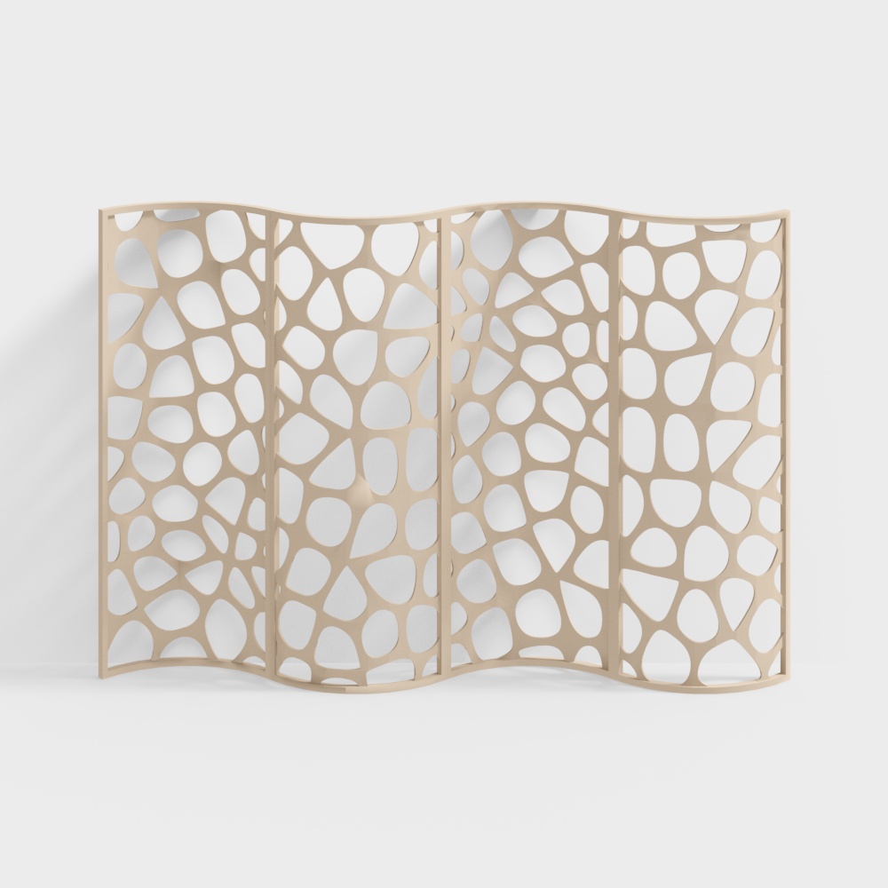 Natural Screen 3D model - Modern Aesthetic