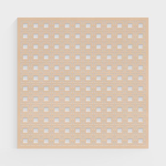 Elegant Low-Poly Nature-Inspired 3D Model