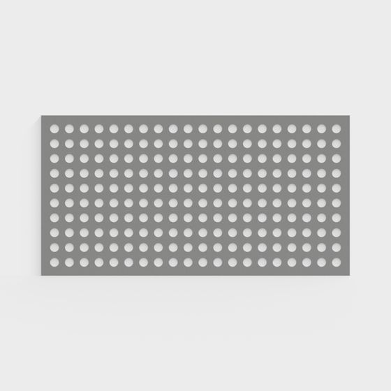 Perforated Panel 3D model