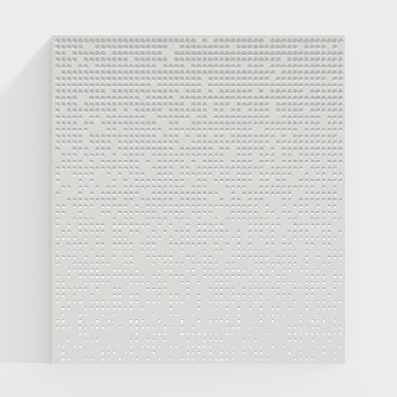 Futuristic Modular Wall Panel 3D model