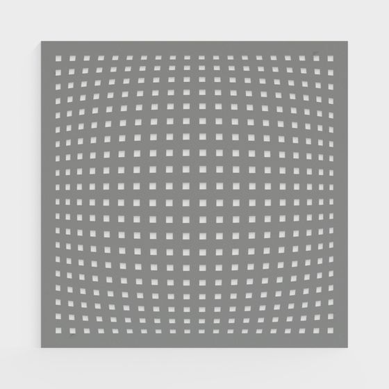 Stylish Low-Poly Grid Screen 3D model