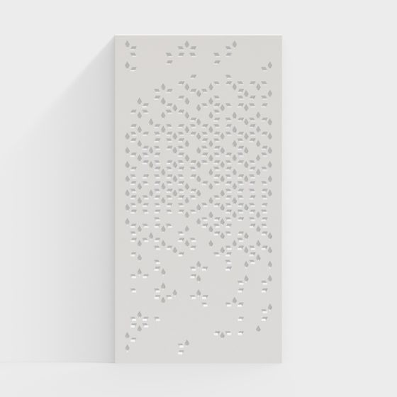 Lattice Panel 3D model for Creative Spaces