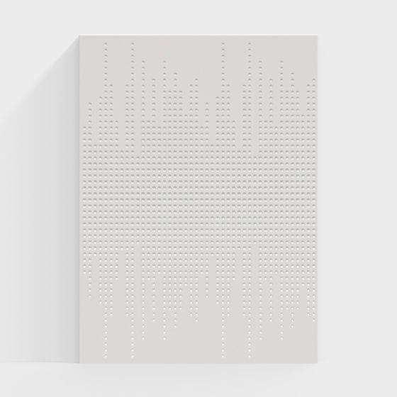 Pixel Wall 3D model - Unique Low Poly Design