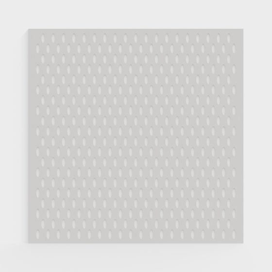 Low-Polygon Detailed Wall Design 3D model