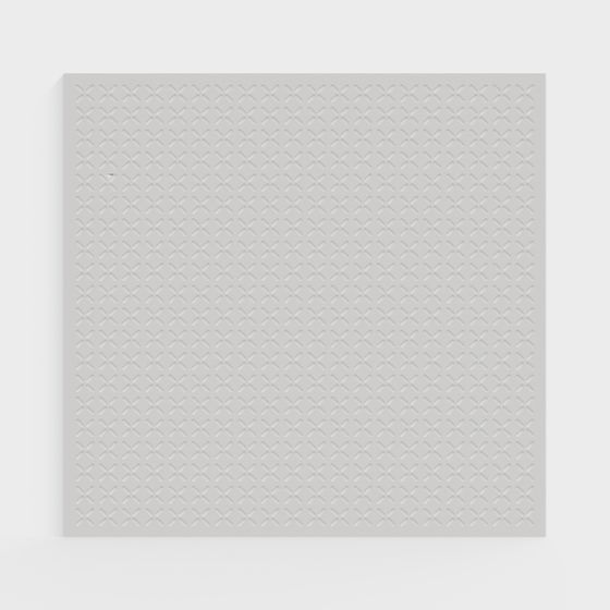 X Pattern Wall 3D model