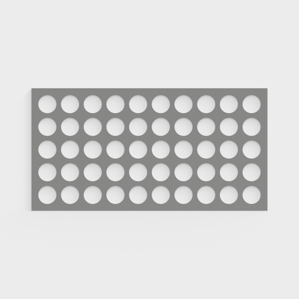 Простая пробивная пластина