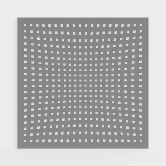 Grid Illusion 3D model for Modern Design