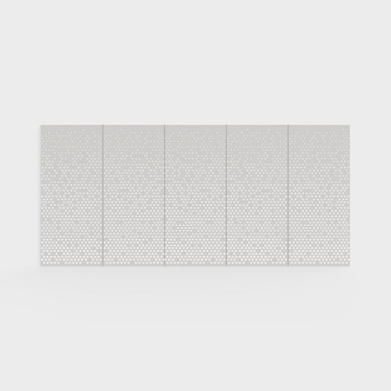 Perforated Wall Panel 3D model