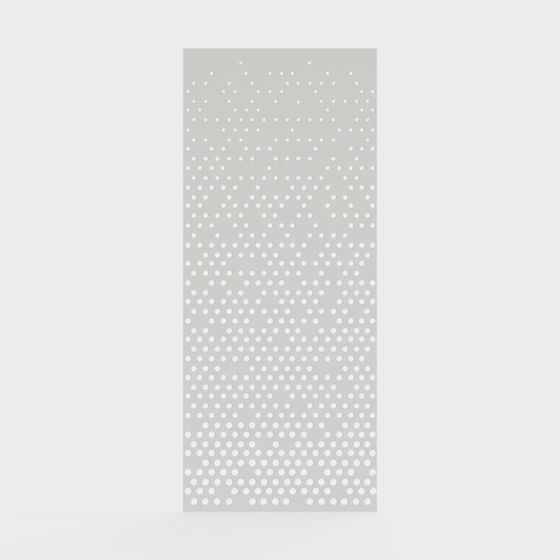 Perforated Panel 3D Model for Modern Designs