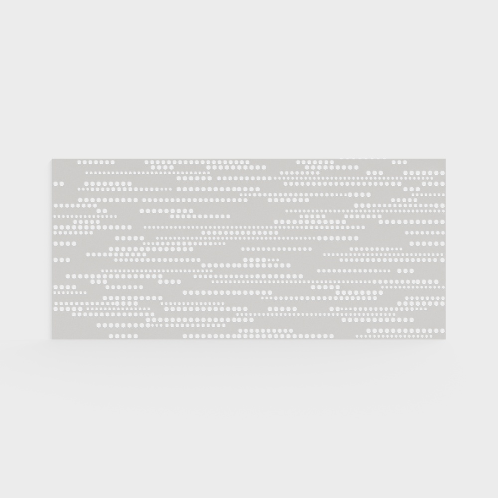 Plaque de perforation de modélisation artistique