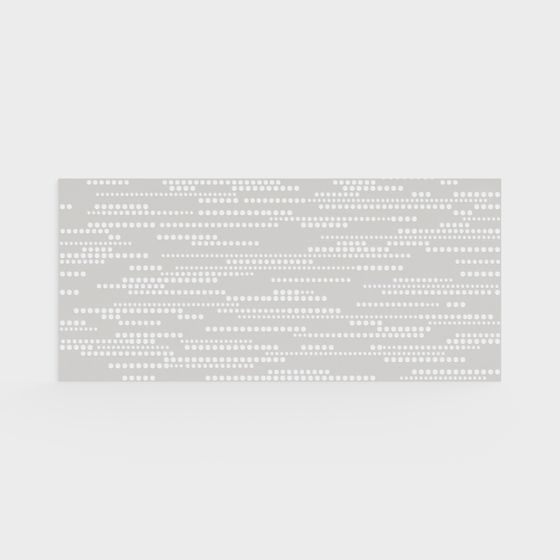 Plaque de perforation de modélisation artistique