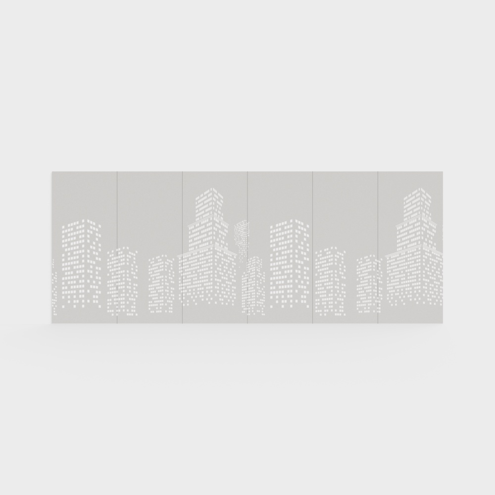 Art modeling punching plate