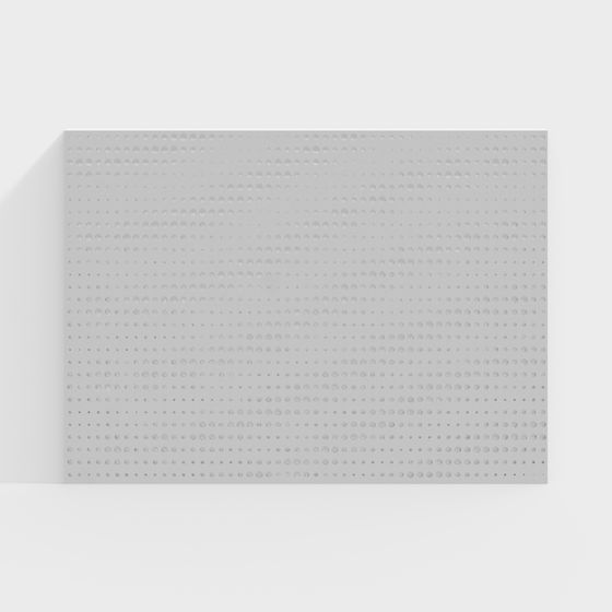 Pegboard Panel 3D model for Creative Projects