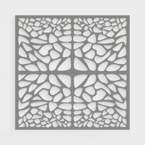 Nature Puzzle 3D Model - Low Poly Art