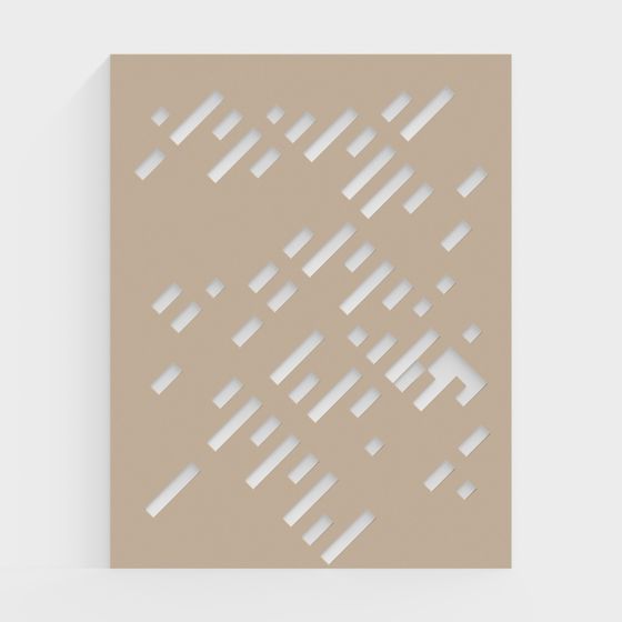 Geometric Low Poly 3D Model for Modern Aesthetic Spaces