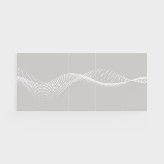 SoundWave Panel 3D model for Creative Projects