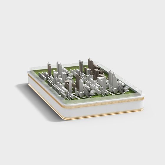 Modern Urban Landscape 3D model