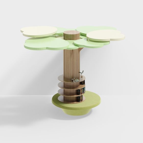 Unique Tree-Shaped Desk 3D model