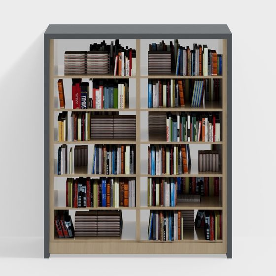 Giá sách đôi thư viện trường học