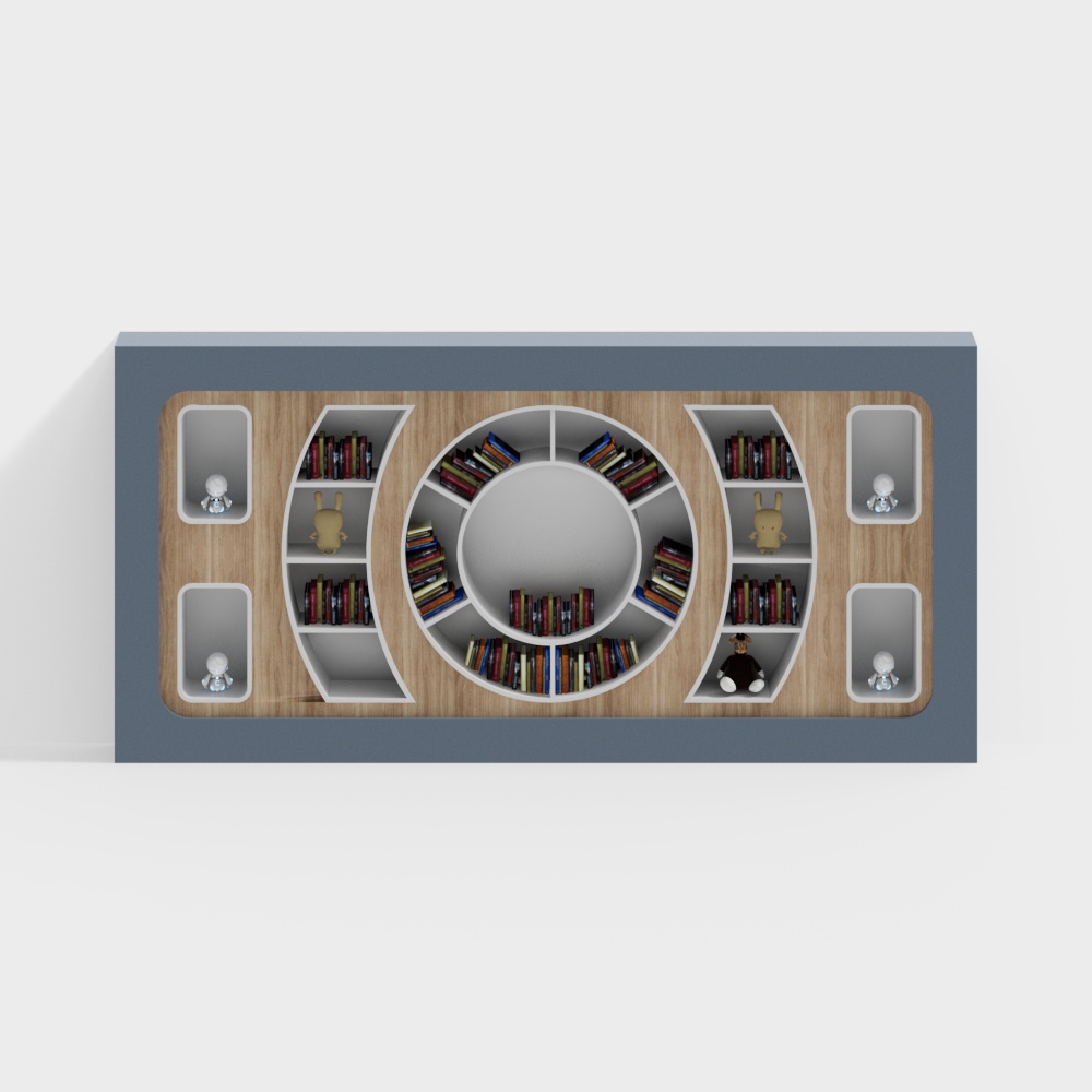 Étagère ovale créative