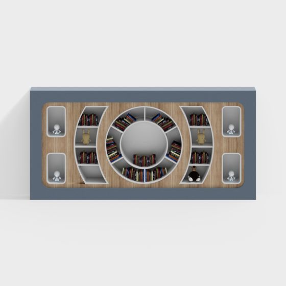 Étagère ovale créative