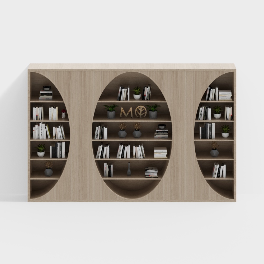 Étagère décorative ovale