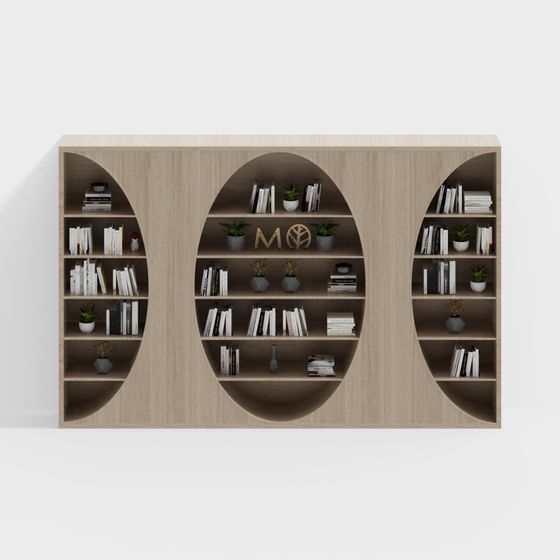 Étagère décorative ovale