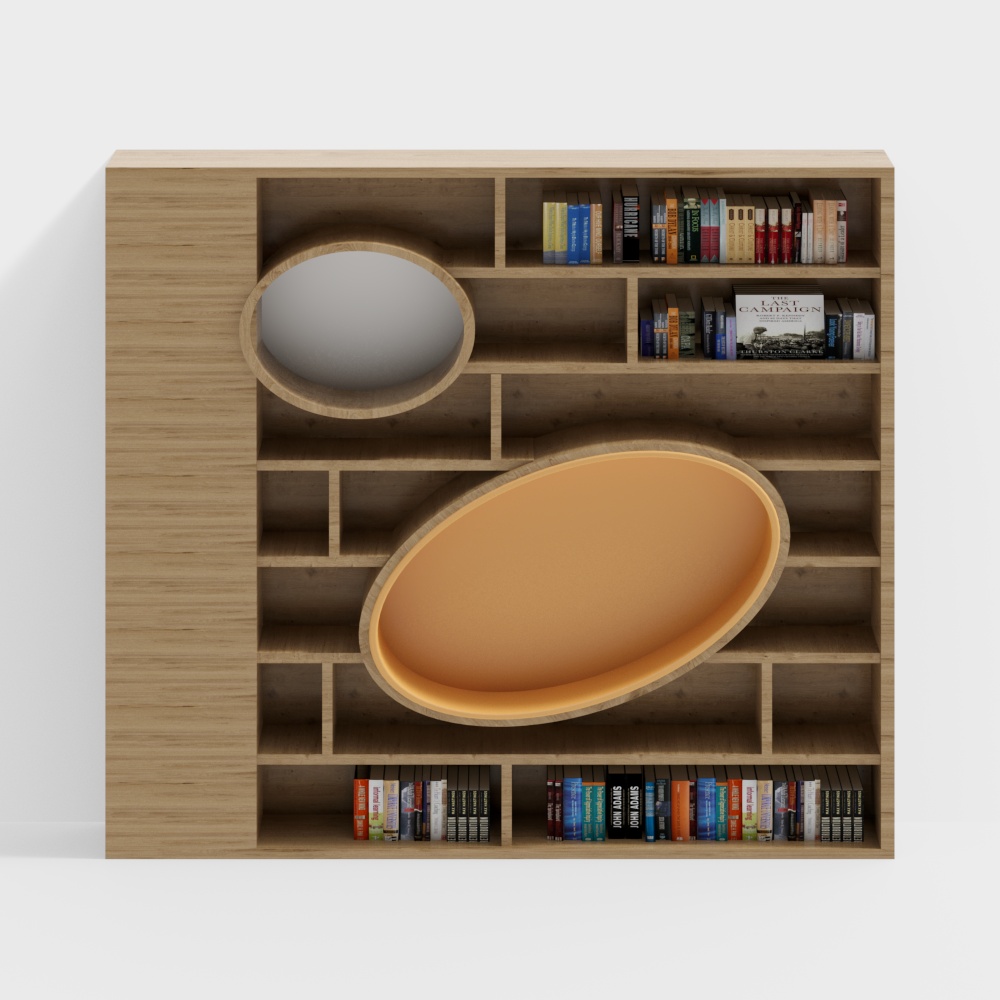 library decorative bookshelf