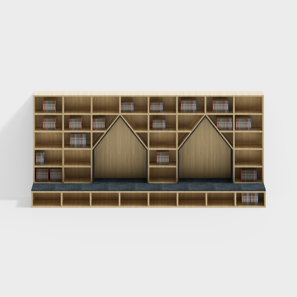 도서관 더블 덱 서재