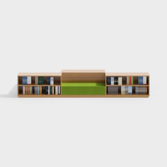 Urban Elegance Bookshelf 3D model