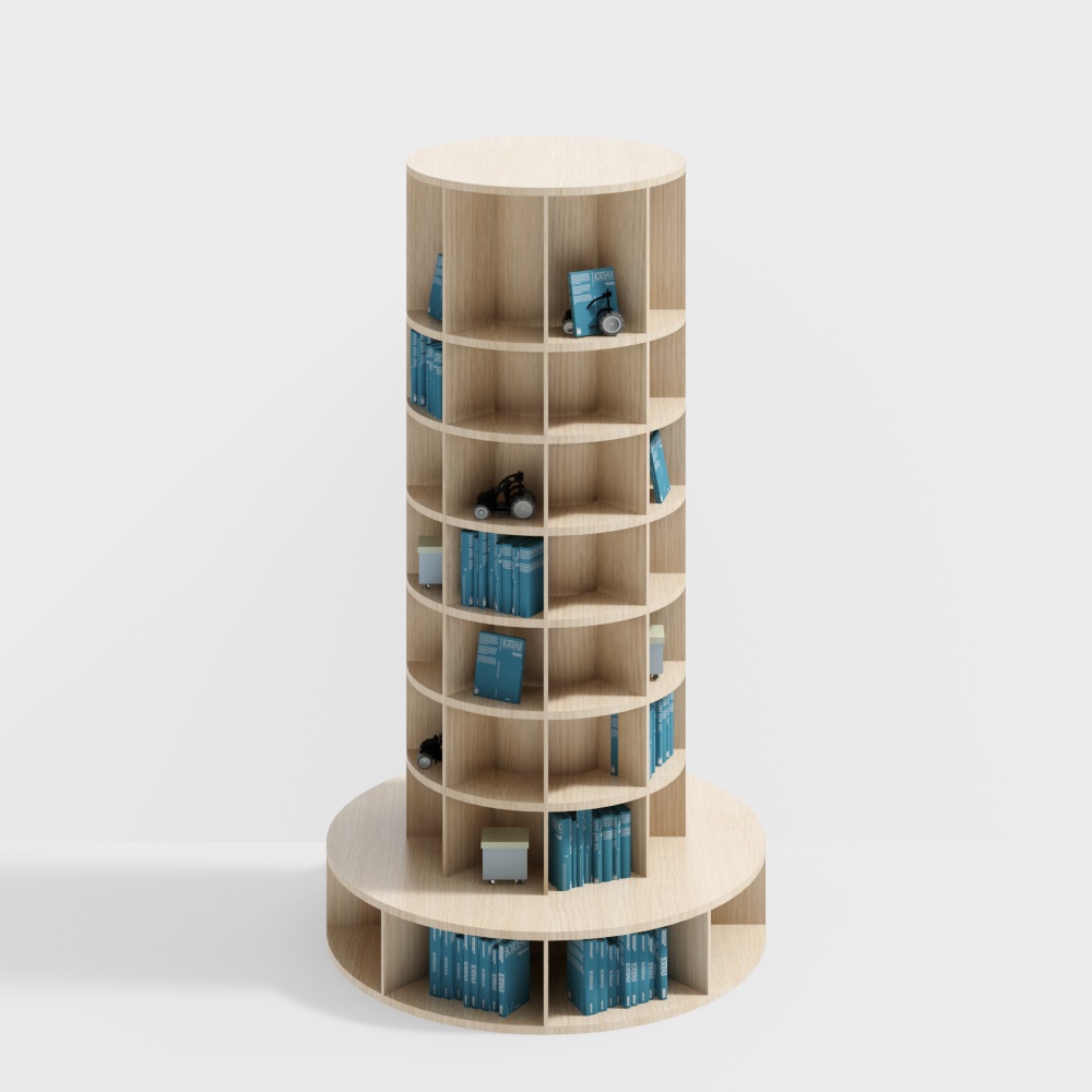 Estantería de pilar para biblioteca de fantasía infantil