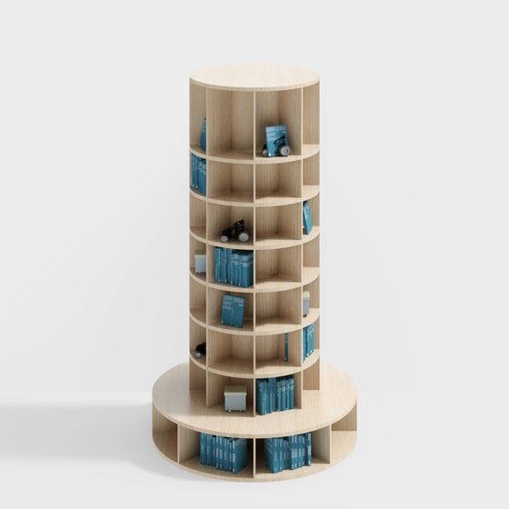 Estantería de pilar para biblioteca de fantasía infantil