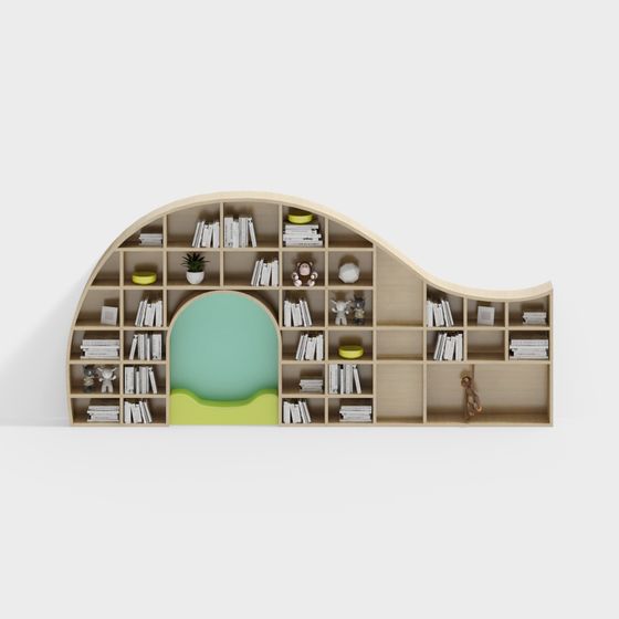 Bibliothèque porte-cartes de la librairie pour enfants