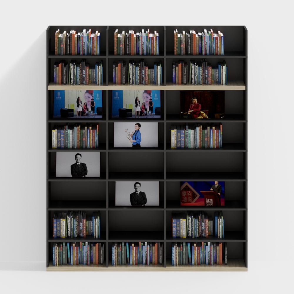 Bookstore multi-layer display bookshelf