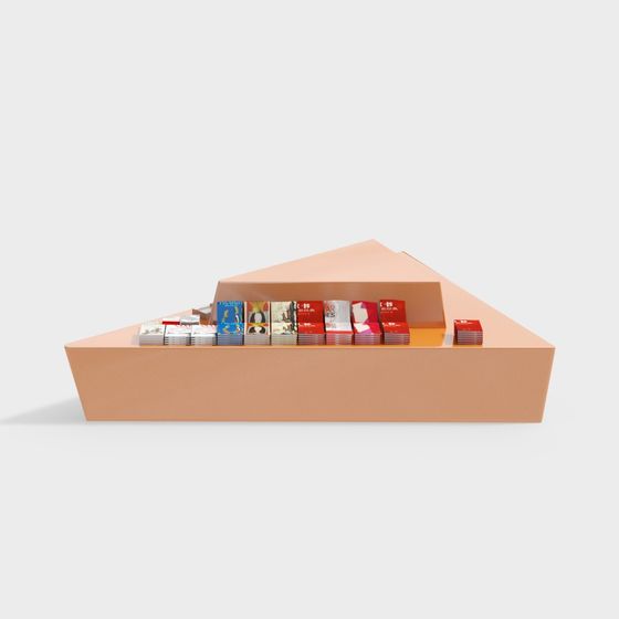 Unique Bookshelf 3D model for Creative Projects
