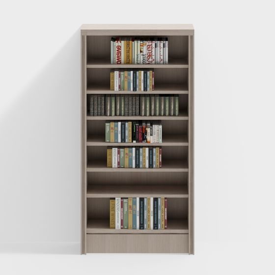 ชั้นวางหนังสือในร้านหนังสือ