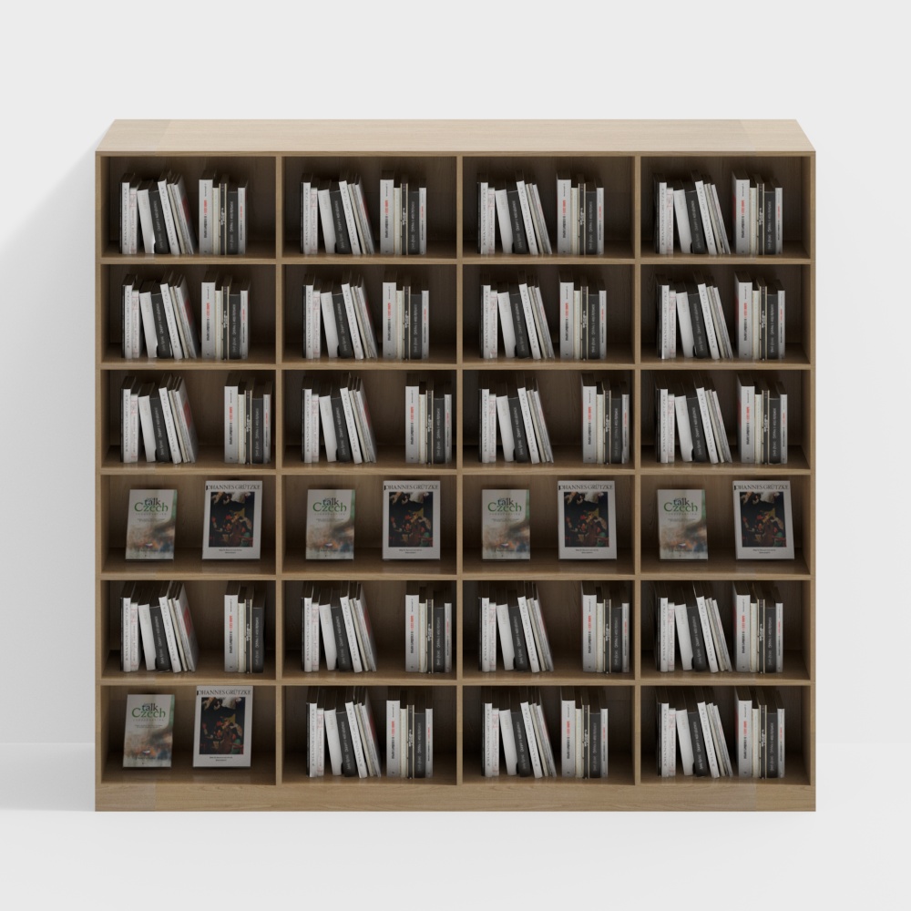 Estantería de libros multi-fila doble cara para librería