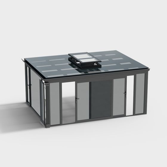 Low-Polygon Modern Architecture 3D model