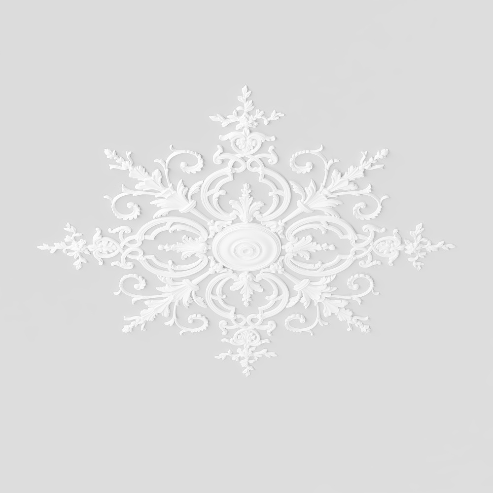 European carved lamp panel