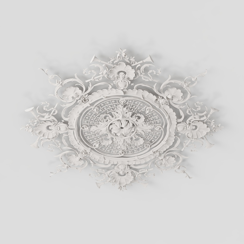 French plaster carving