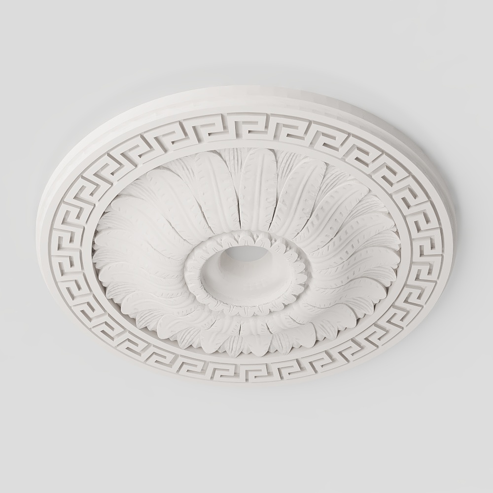 French carved lamp panel