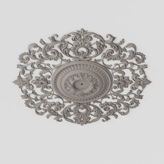 Sophisticated Ceiling Decor 3D model for Inspired Designs