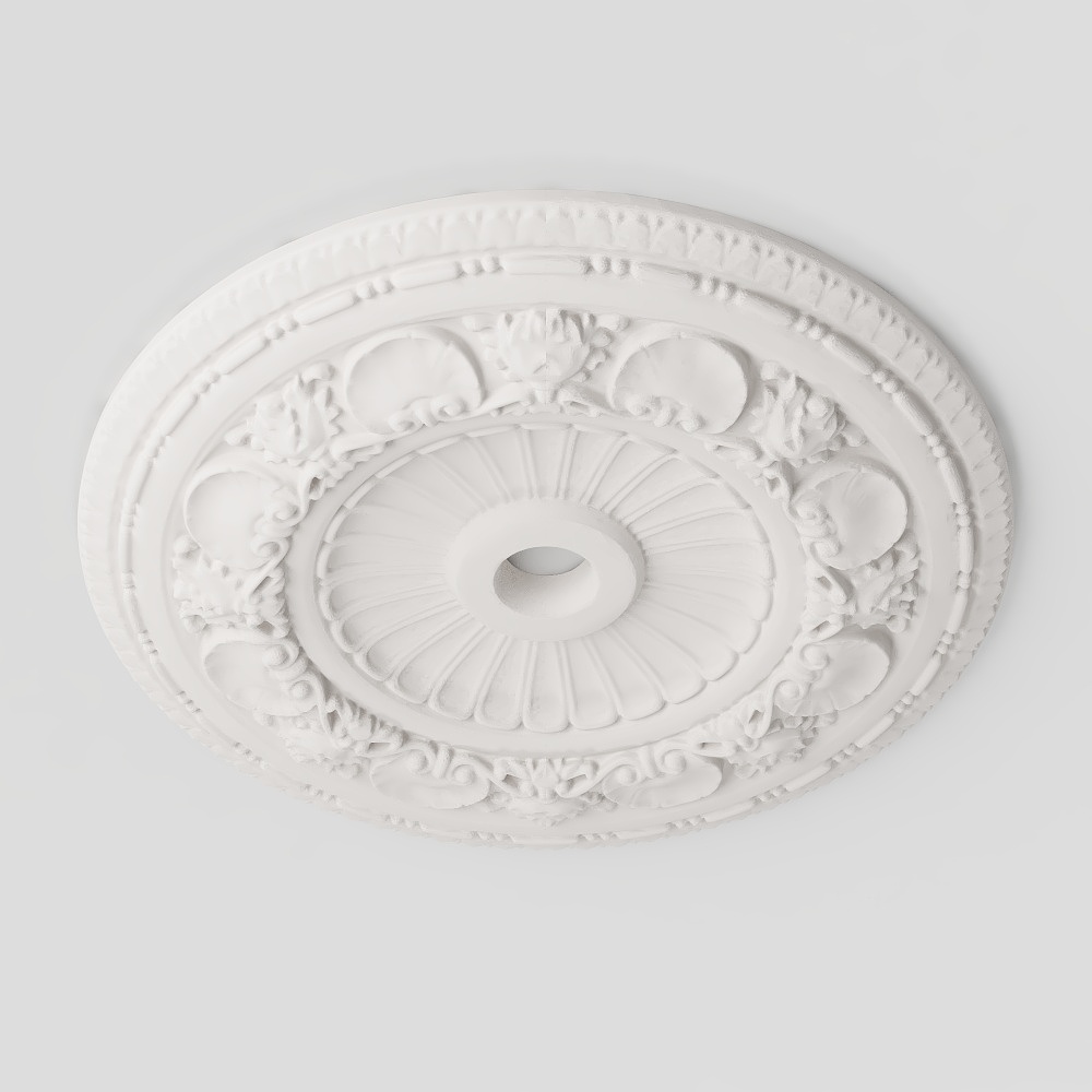 French carved lamp panel