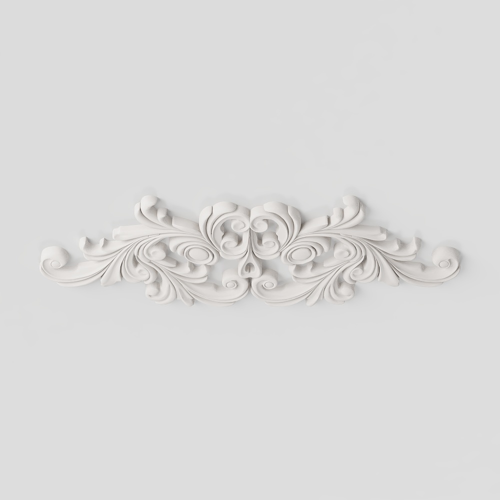 Elegant Low Polygon Wall Ornament – Baroque Style Decor