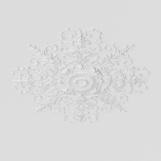 Victorian Ceiling Medallion 3D model