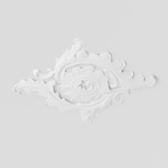 Cloud Scroll Flower 3D model for Creative Projects