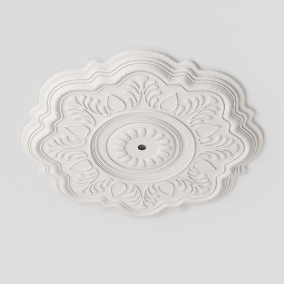 Elegant Low-Poly Ceiling Decor 3D model