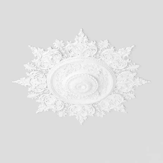 Elegant Ceiling Ornament 3D model